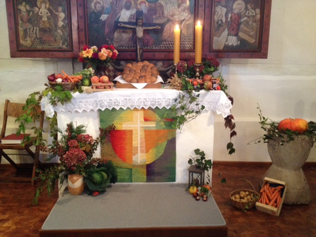 Erntedank Altar