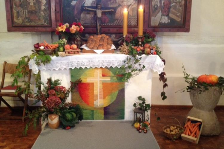 Erntedank Altar