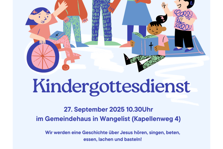 Einladung zum Kindergottesdienst