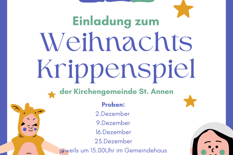 Krippenspiel Proben Termine